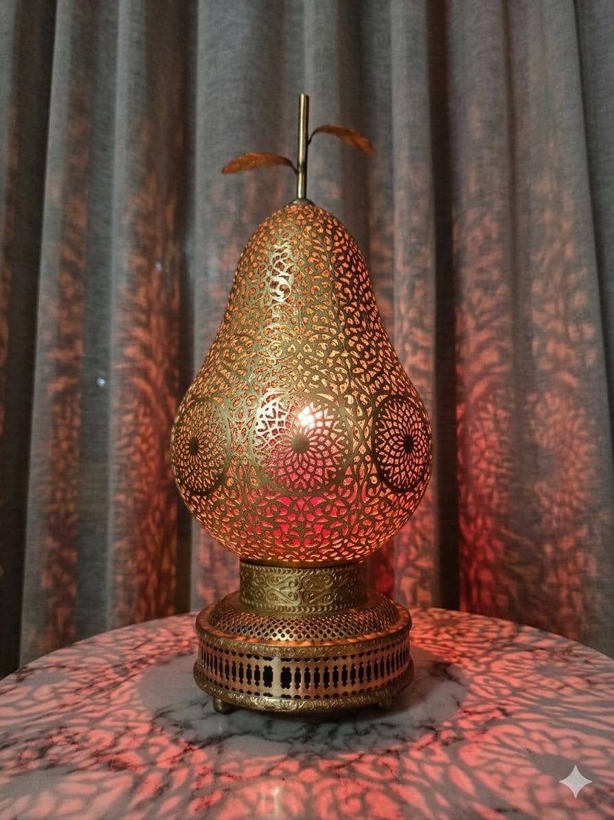 Brass Pear Lantern - gallery-1