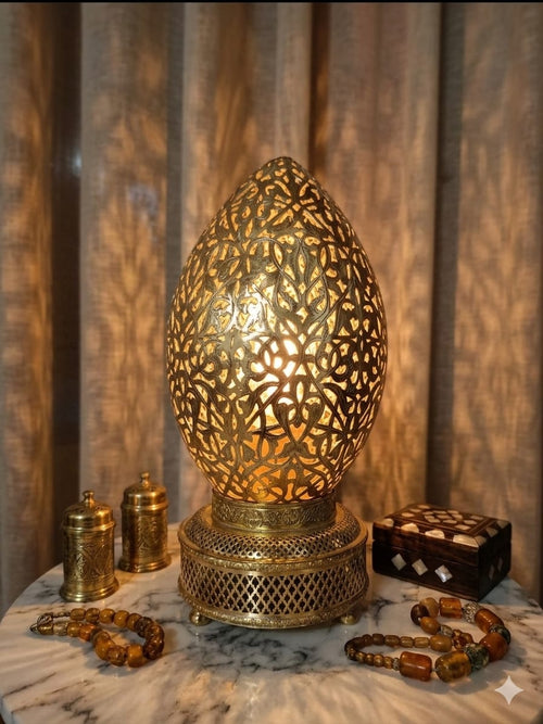 Gold Egg Table Lamp - gallery-1