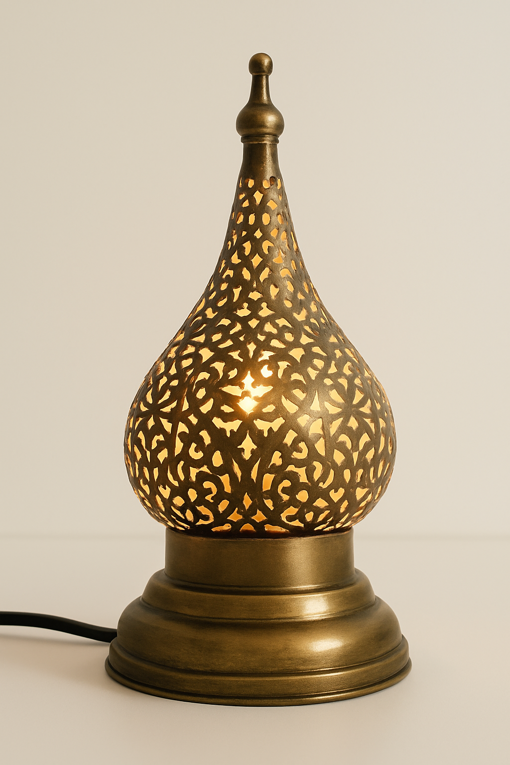 Moroccan Teardrop Table Lamp - gallery-2