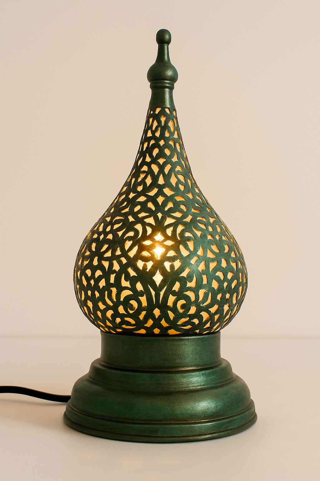 Moroccan Teardrop Table Lamp - gallery-3