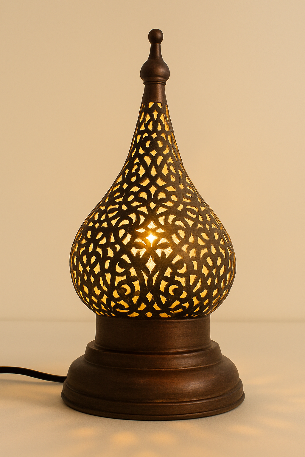 Moroccan Teardrop Table Lamp - gallery-4