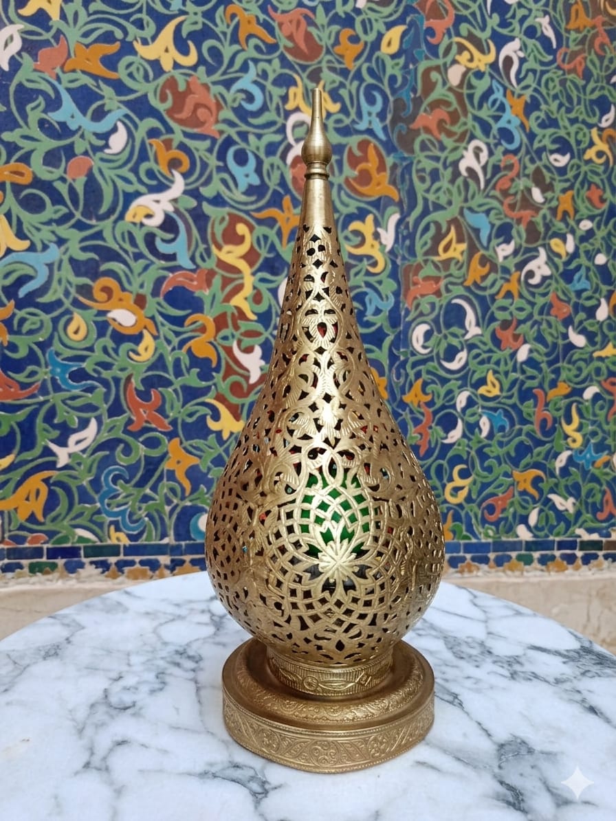 Gold Teardrop Finial Lamp - gallery-5