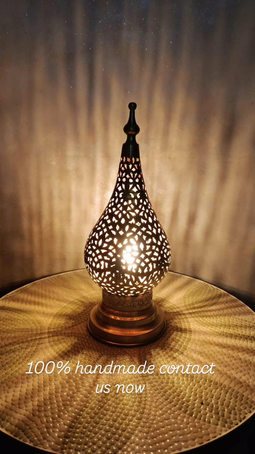 Moroccan Teardrop Table Lamp - lifestyle-2